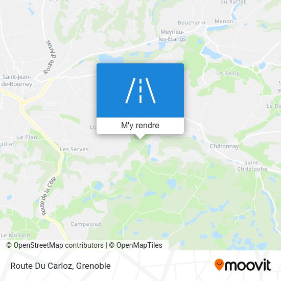 Route Du Carloz plan