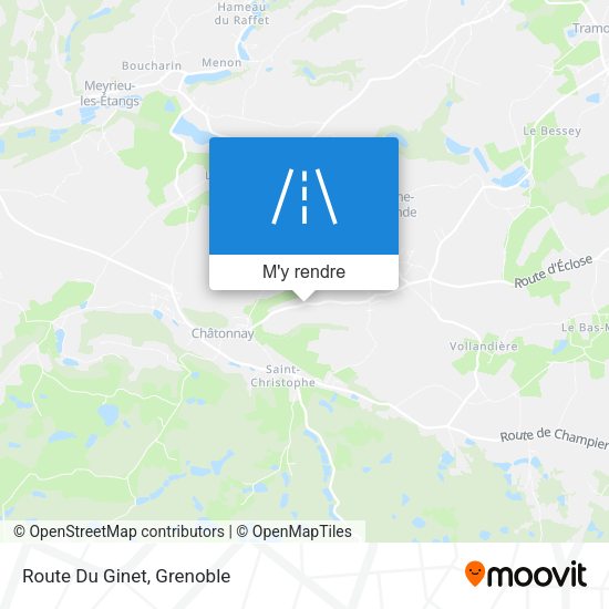 Route Du Ginet plan