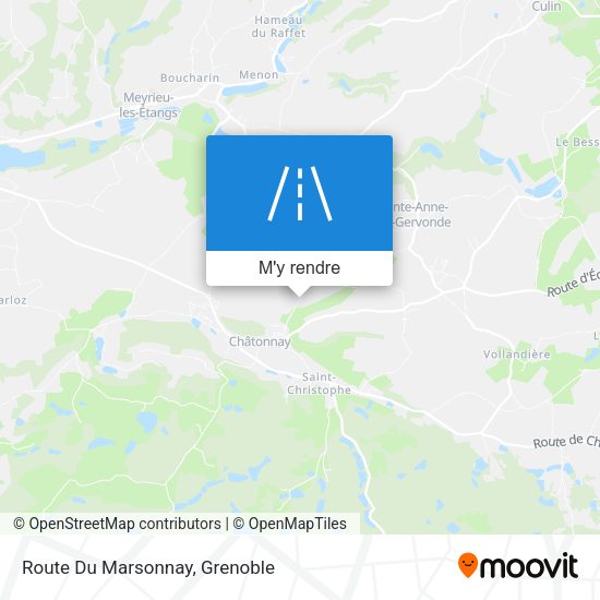 Route Du Marsonnay plan