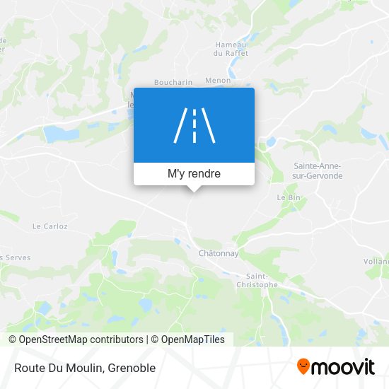 Route Du Moulin plan