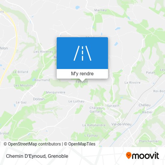 Chemin D'Eynoud plan