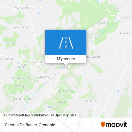 Chemin De Badier plan