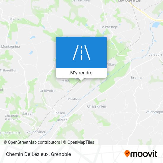 Chemin De Lézieux plan
