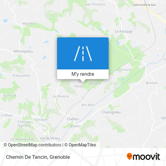 Chemin De Tancin plan