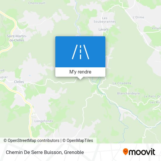 Chemin De Serre Buisson plan