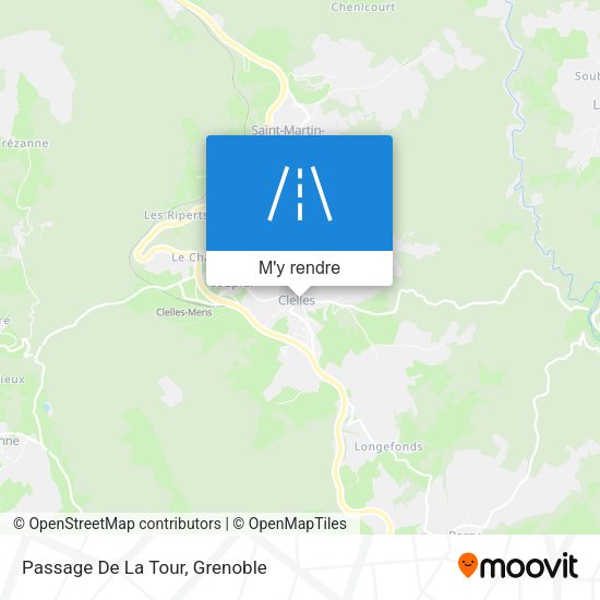 Passage De La Tour plan