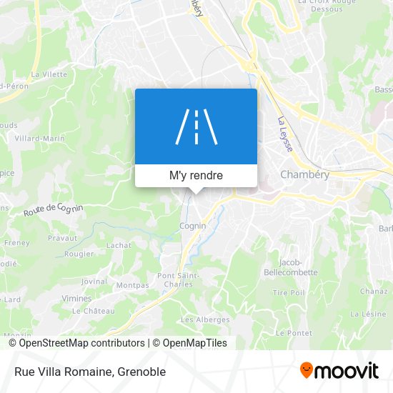 Rue Villa Romaine plan
