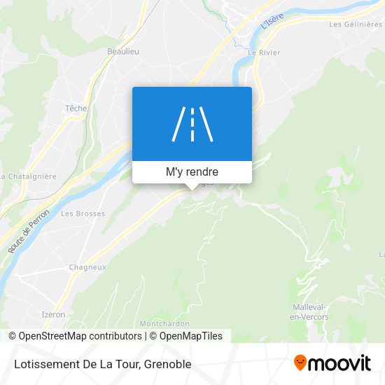 Lotissement De La Tour plan
