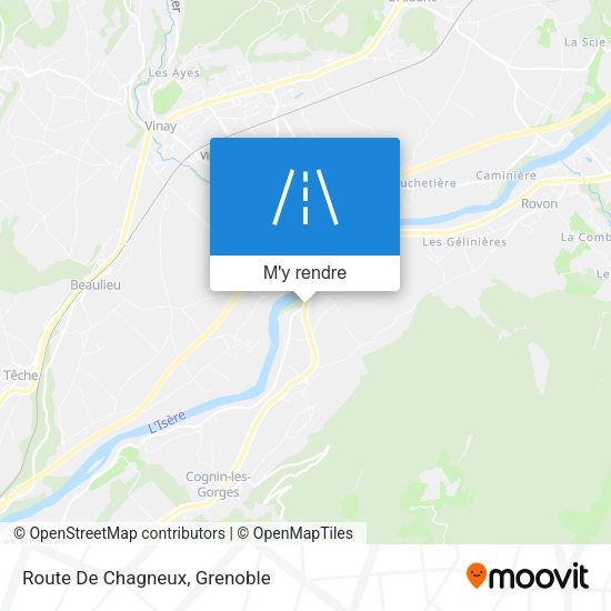 Route De Chagneux plan