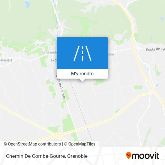 Chemin De Combe-Gourre plan