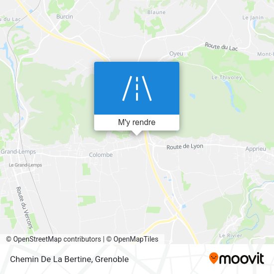 Chemin De La Bertine plan