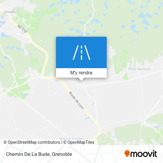 Chemin De La Bude plan