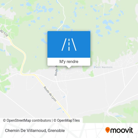 Chemin De Villarnoud plan
