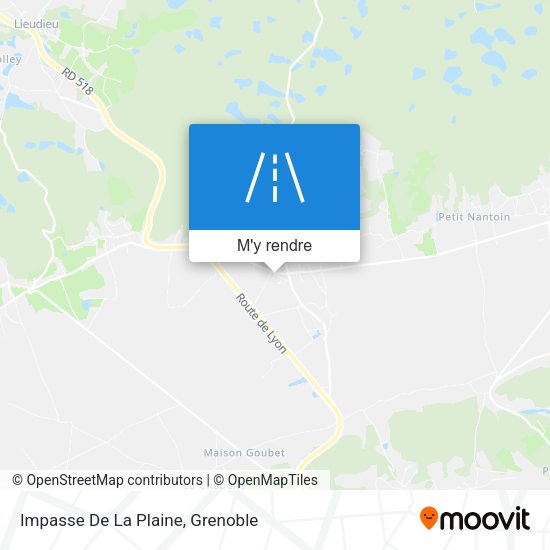 Impasse De La Plaine plan