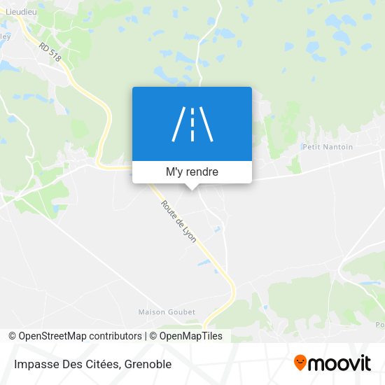 Impasse Des Citées plan