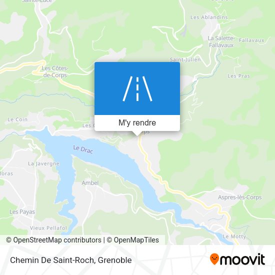 Chemin De Saint-Roch plan