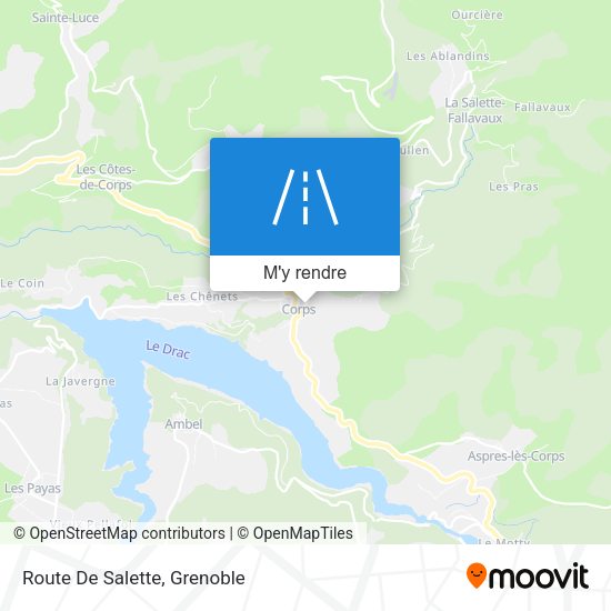 Route De Salette plan