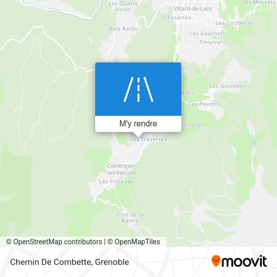 Chemin De Combette plan