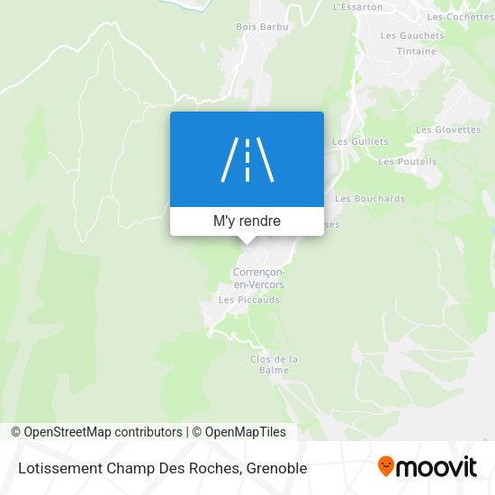Lotissement Champ Des Roches plan