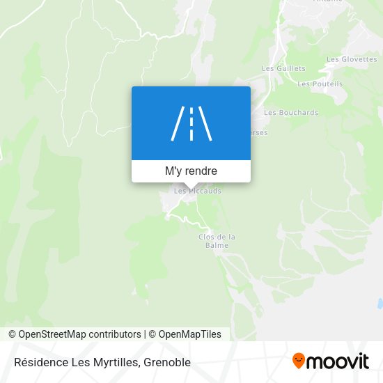 Résidence Les Myrtilles plan