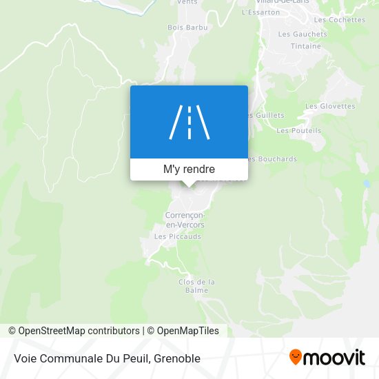 Voie Communale Du Peuil plan