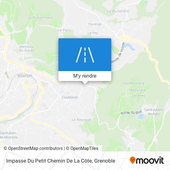 Impasse Du Petit Chemin De La Côte plan