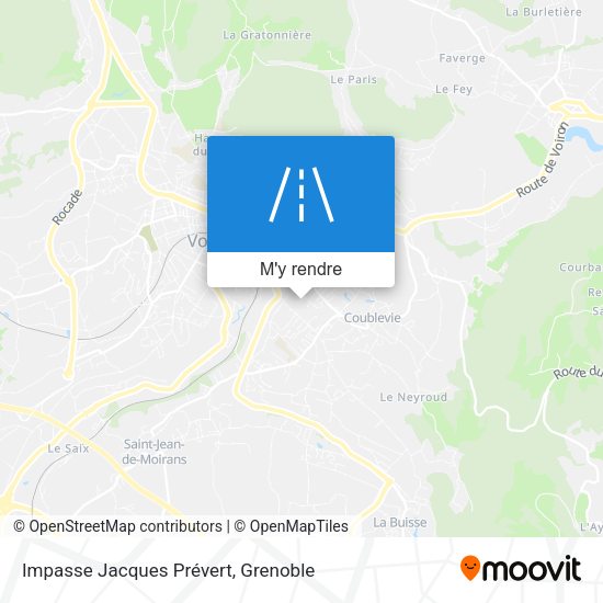 Impasse Jacques Prévert plan