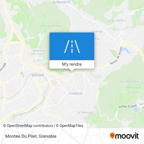 Montée Du Pilet plan