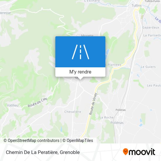 Chemin De La Peratière plan