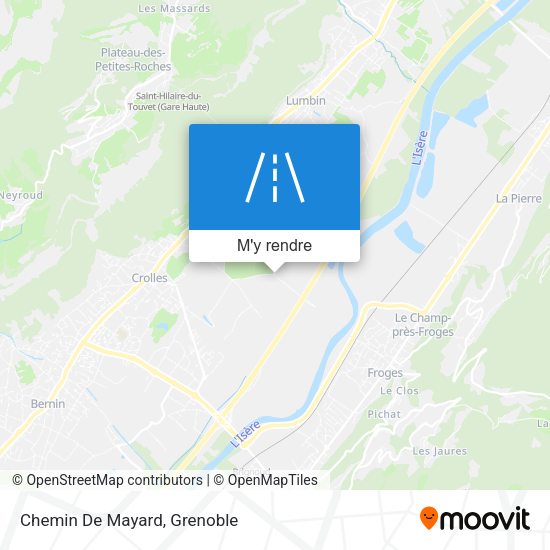 Chemin De Mayard plan