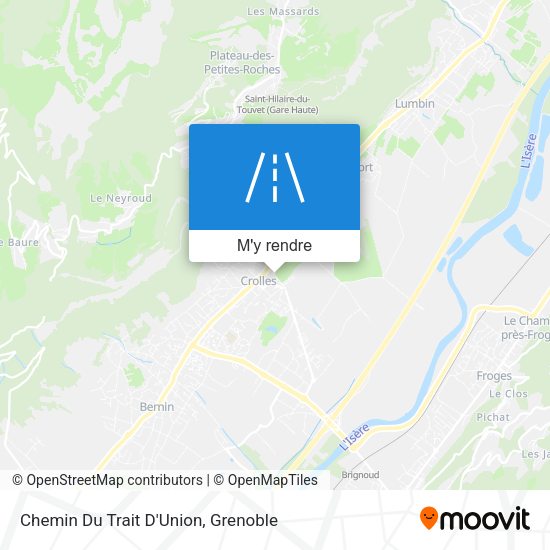 Chemin Du Trait D'Union plan