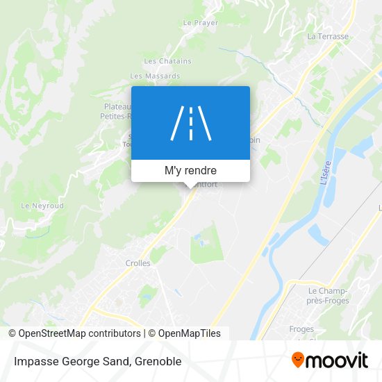 Impasse George Sand plan