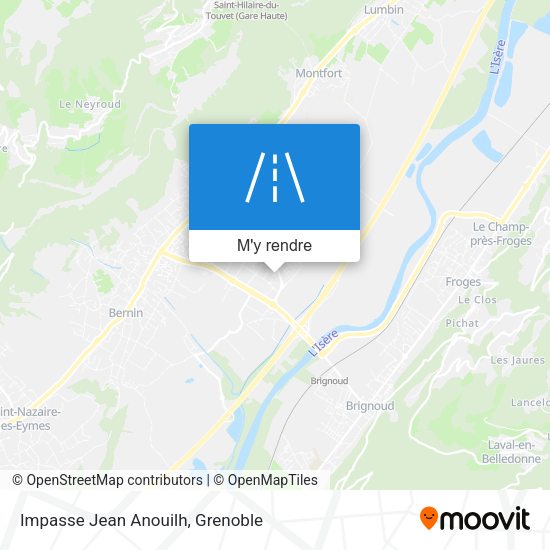 Impasse Jean Anouilh plan
