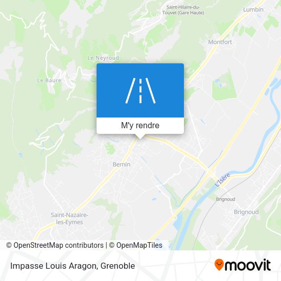 Impasse Louis Aragon plan