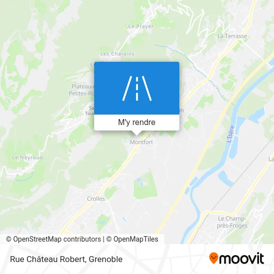 Rue Château Robert plan