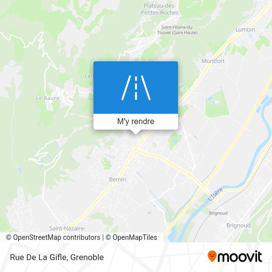Rue De La Gifle plan