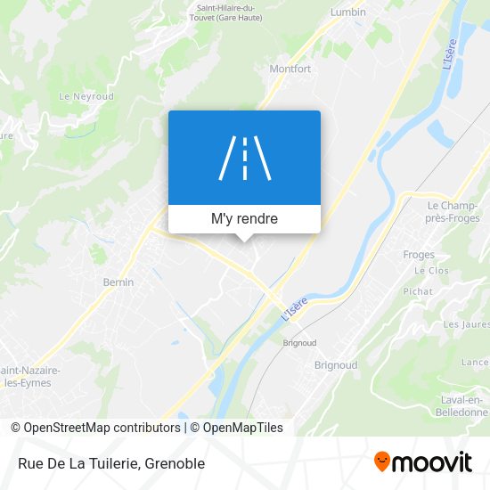 Rue De La Tuilerie plan