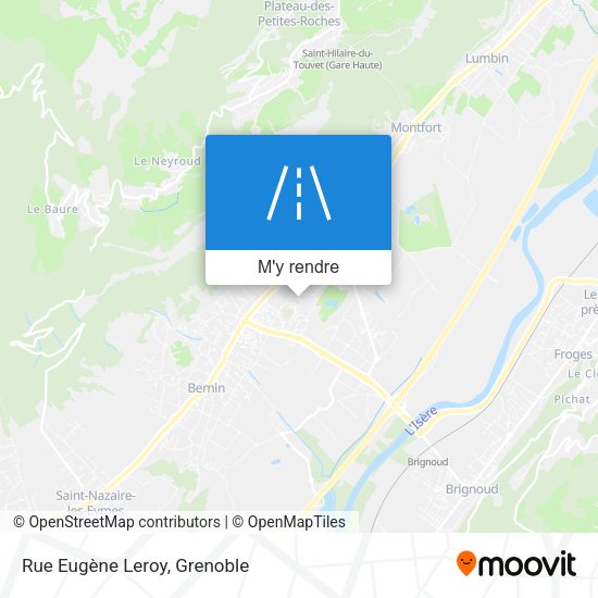 Rue Eugène Leroy plan