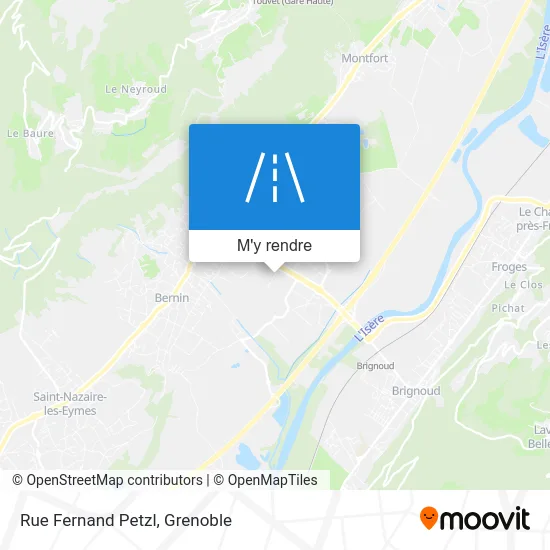 Rue Fernand Petzl plan