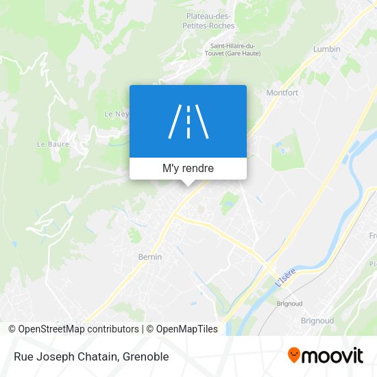Rue Joseph Chatain plan