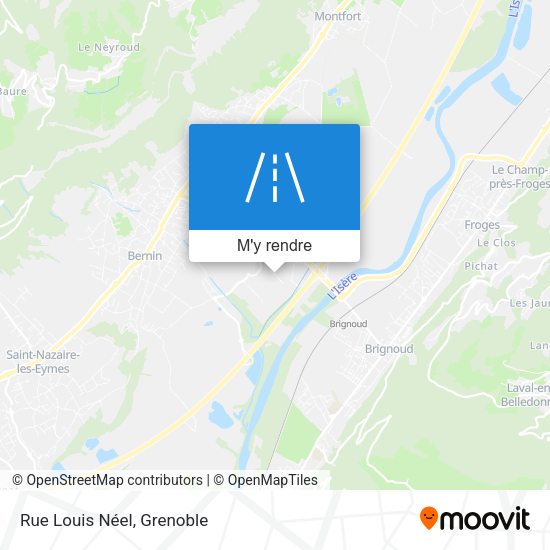 Rue Louis Néel plan