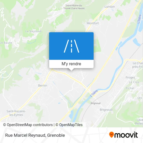 Rue Marcel Reynaud plan