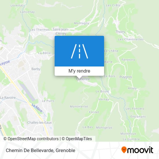 Chemin De Bellevarde plan