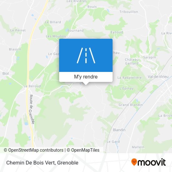 Chemin De Bois Vert plan