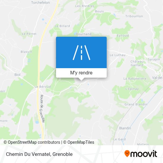Chemin Du Vernatel plan