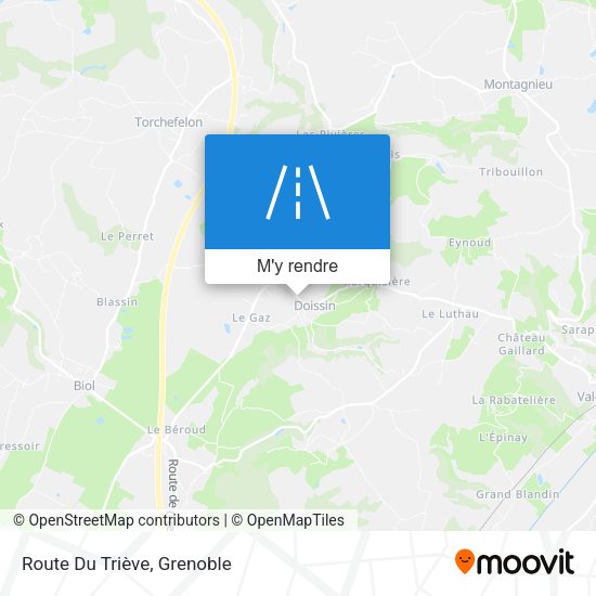 Route Du Triève plan