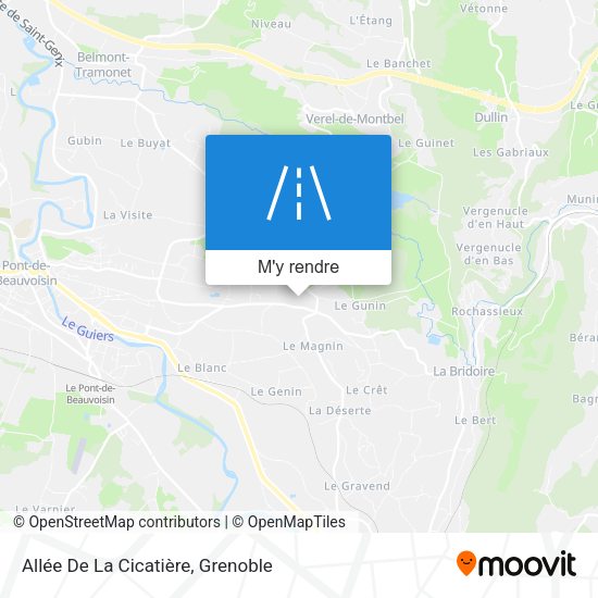 Allée De La Cicatière plan