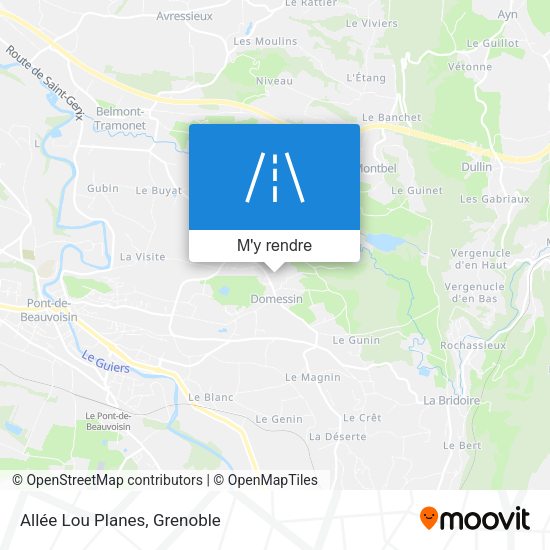 Allée Lou Planes plan