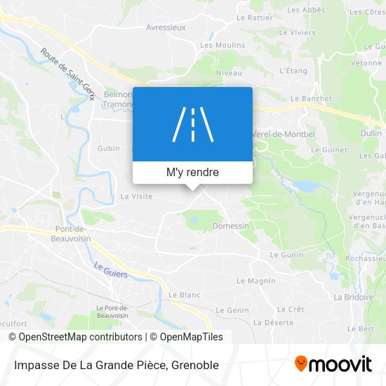 Impasse De La Grande Pièce plan