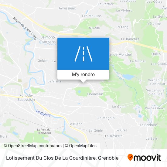 Lotissement Du Clos De La Gourdinière plan